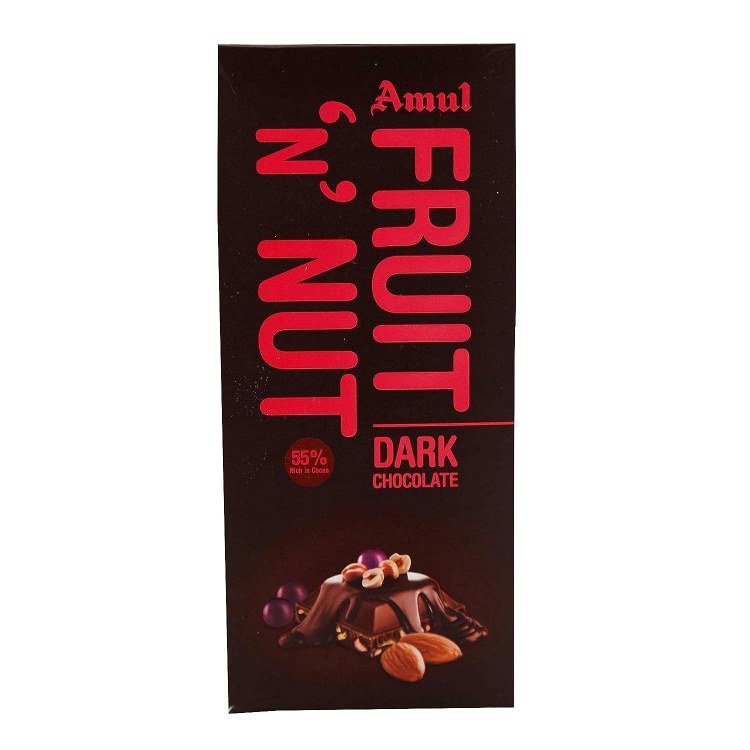 Amul Fruit N Nut Dark Chocolate 150 G