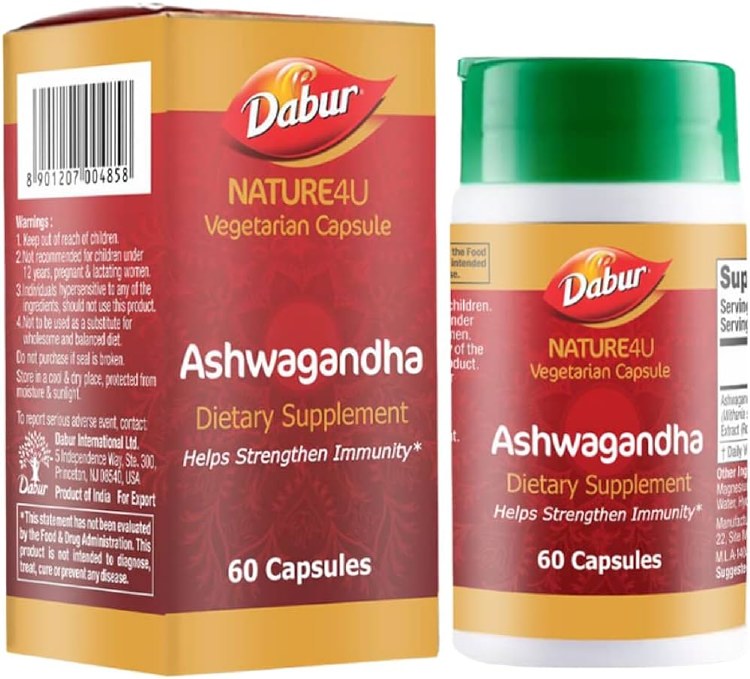 Dabur Ashwagandha 60 Caps