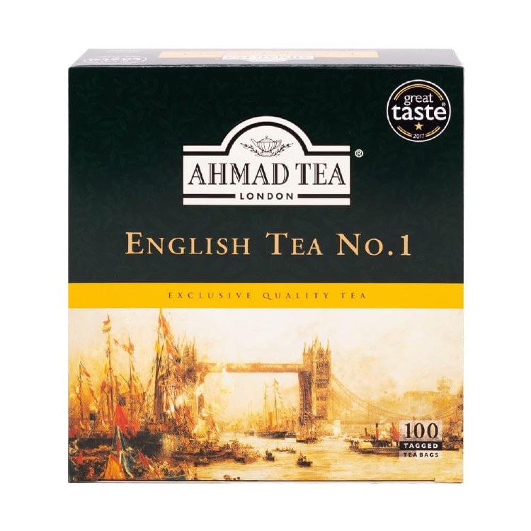 Ahmad Tea London English Tea No.1 100 Tagged Tea Bags