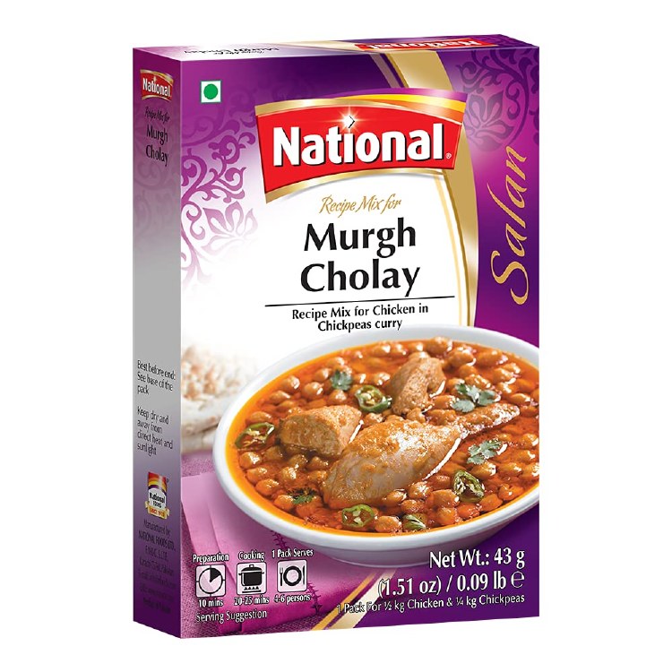 National Murgh Choley Recipe Mix 43 G