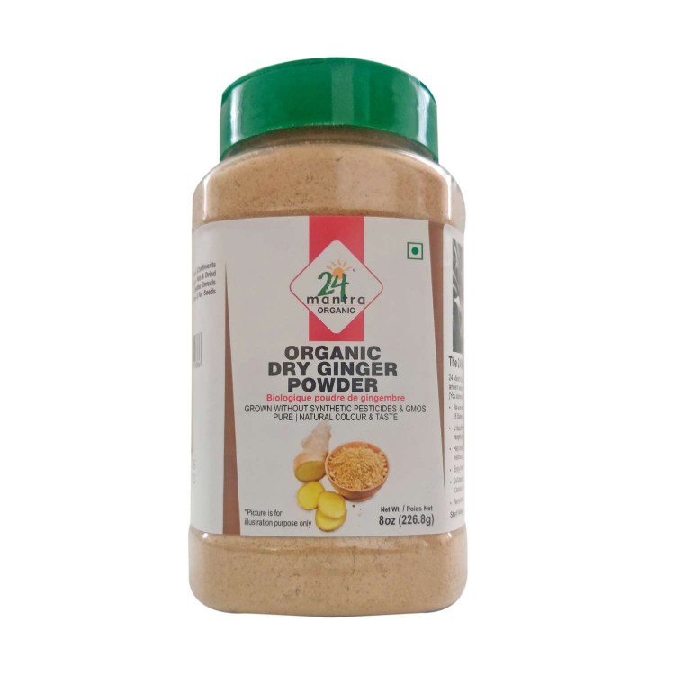 24 Mantra Organic Dry Ginger Powder 8 oz