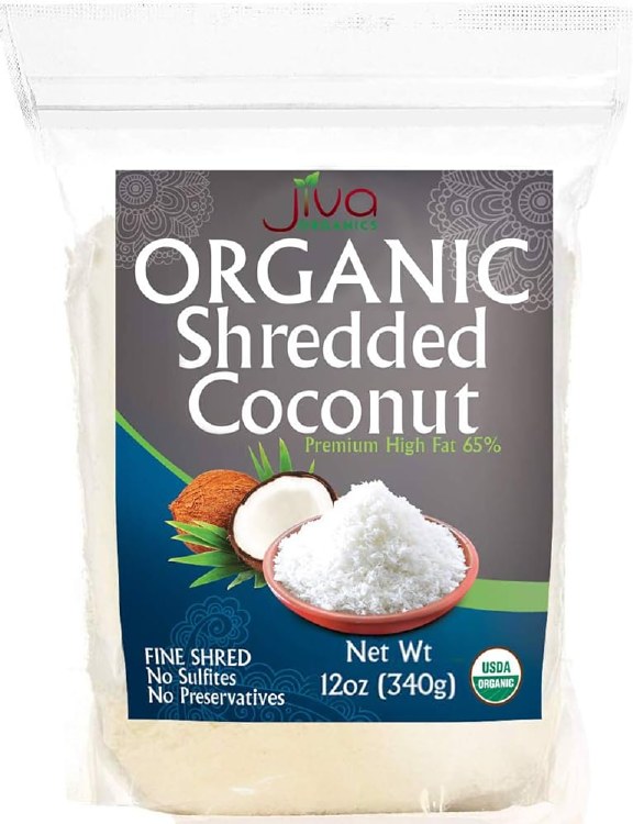 Jiva Organics Shredded Coconut 340g
