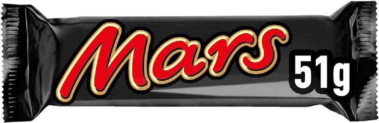 Mars Chocolate Bar 51 G