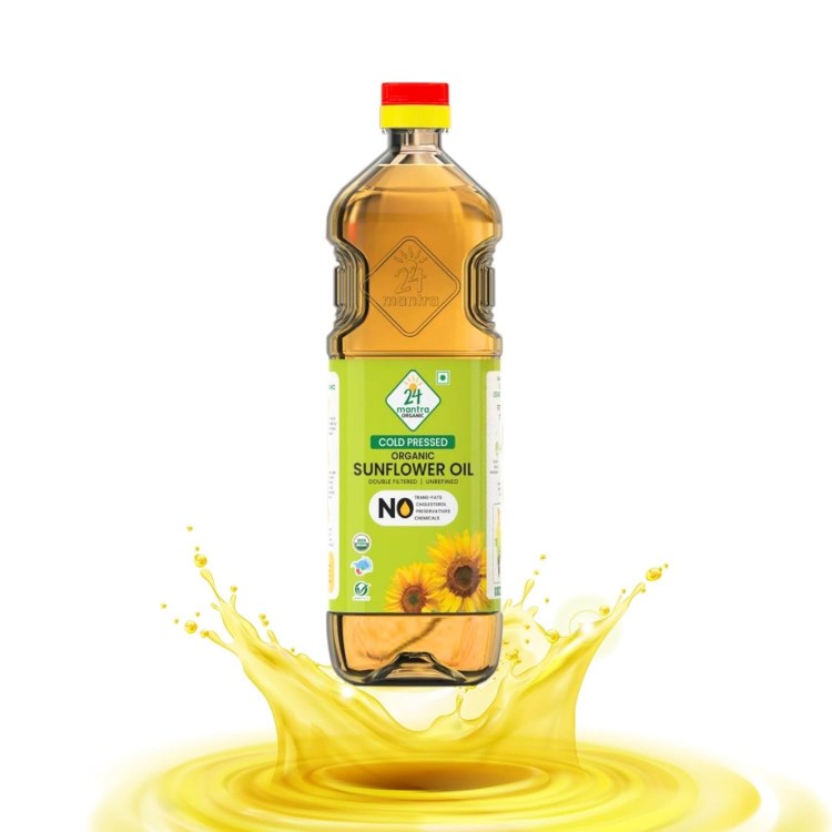24 Mantra Organic Cold Pressed Sunflower Oil 1 Ltr