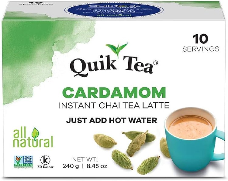Quik Tea Cardamom Instant Chai Tea Latte 240 G
