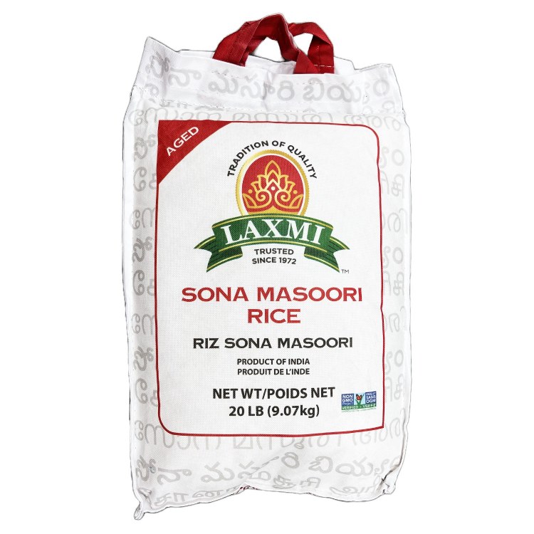 Laxmi Sona Masoori Rice 20 Lbs