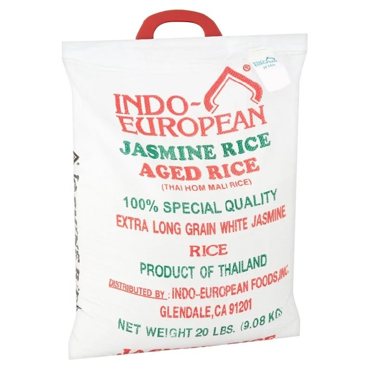 Indo - European Jasmine Rice Aged Rice 10 Lbs