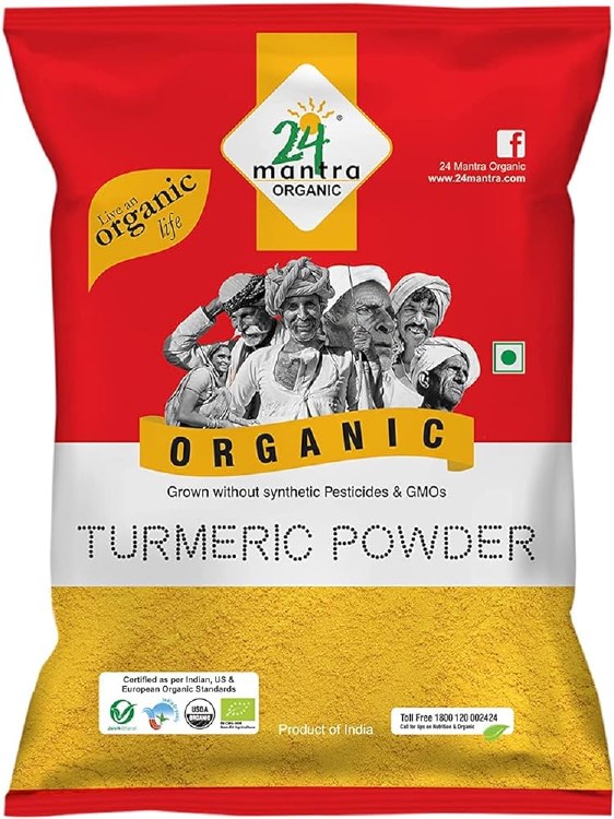 24 Mantra Organic Turmeric Powder 100 G