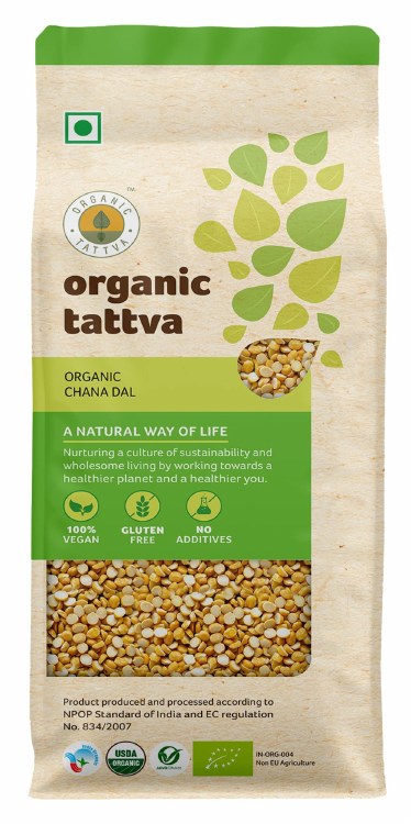 Organic Tattva Chana Dal 4 Lbs