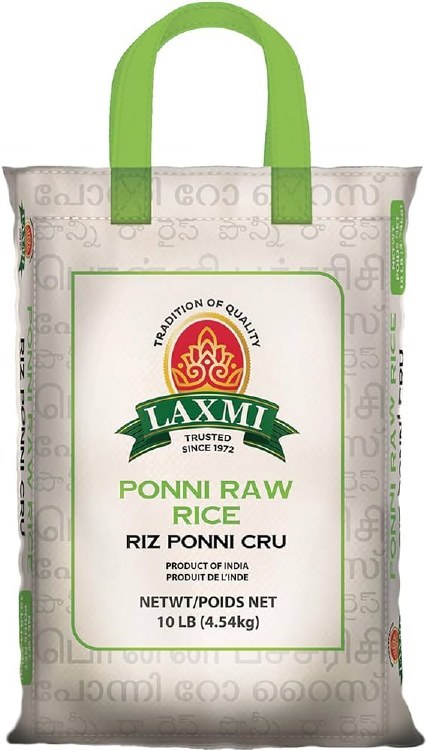 Laxmi Ponni Raw Rice 10 Lb