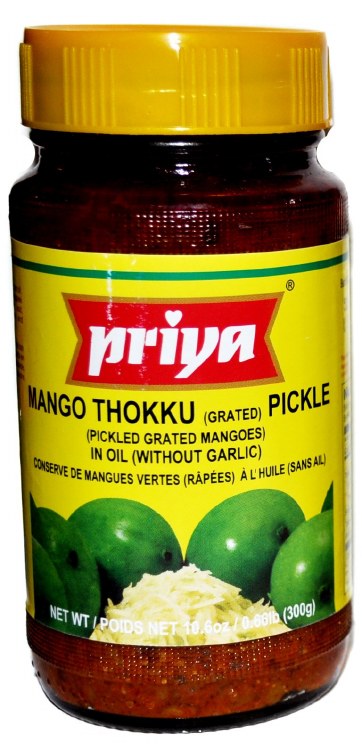 Priya Mango Thokku Pickle Without Garlic 300 G