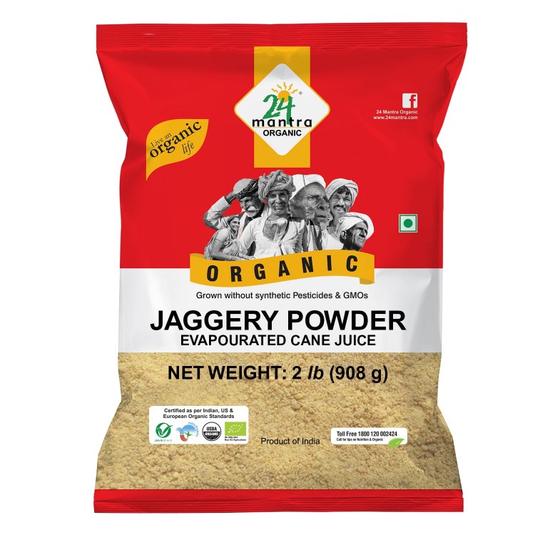 24 Mantra Organic Jaggery Powder 2 Lbs