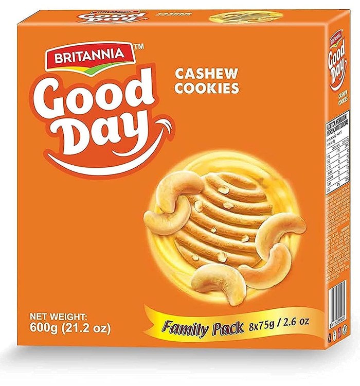 Britannia Good Day Cashew Cookies 600 G