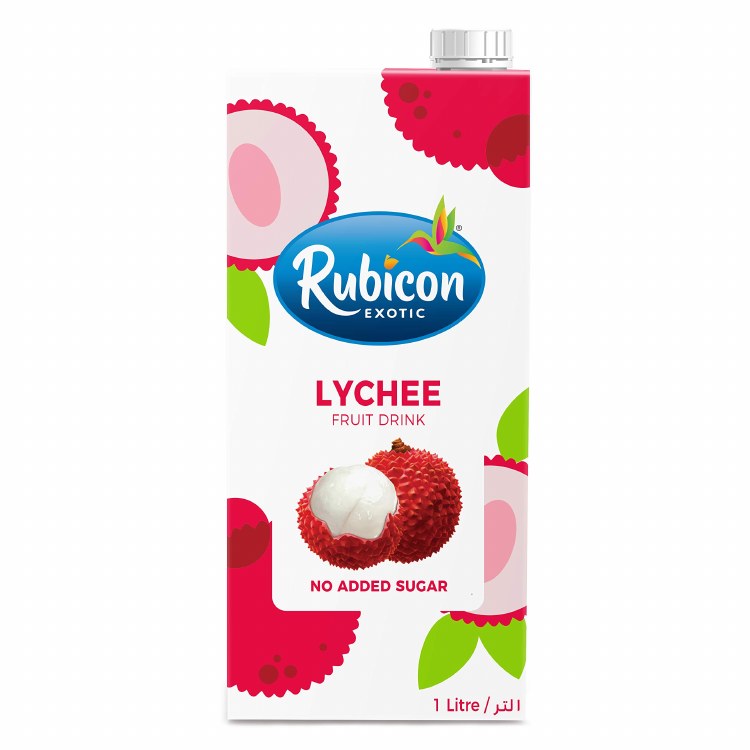 Rubicon Lychee Juice No Sugar Added 1 Ltr