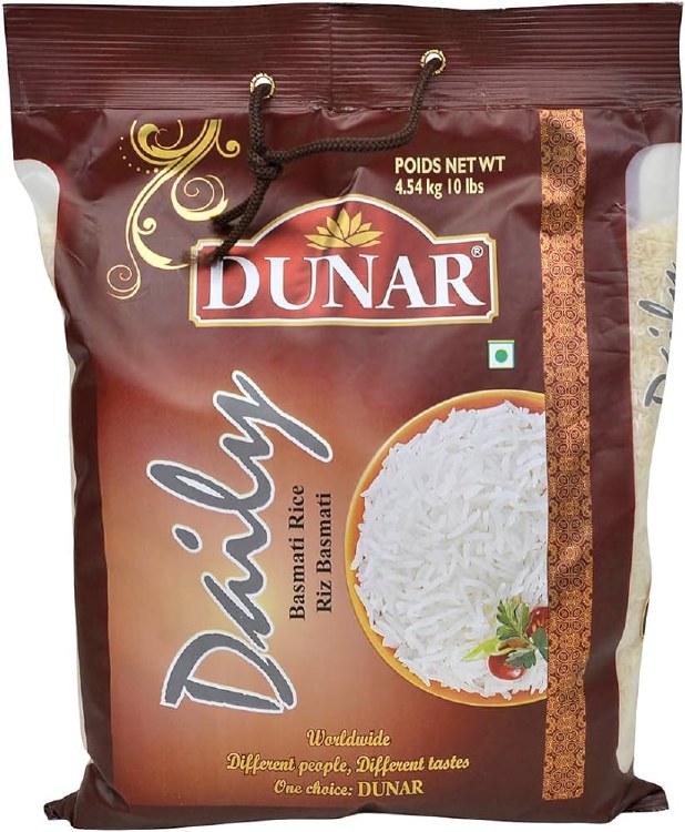 Dunar Daily Basmati Rice 10 Lb