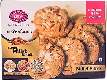 Karachi Bakery Almond Millet Biscuit 300 G