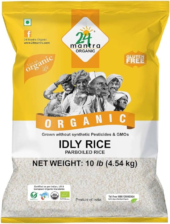 24 Mantra Organic Idly Rice 10 Lbs