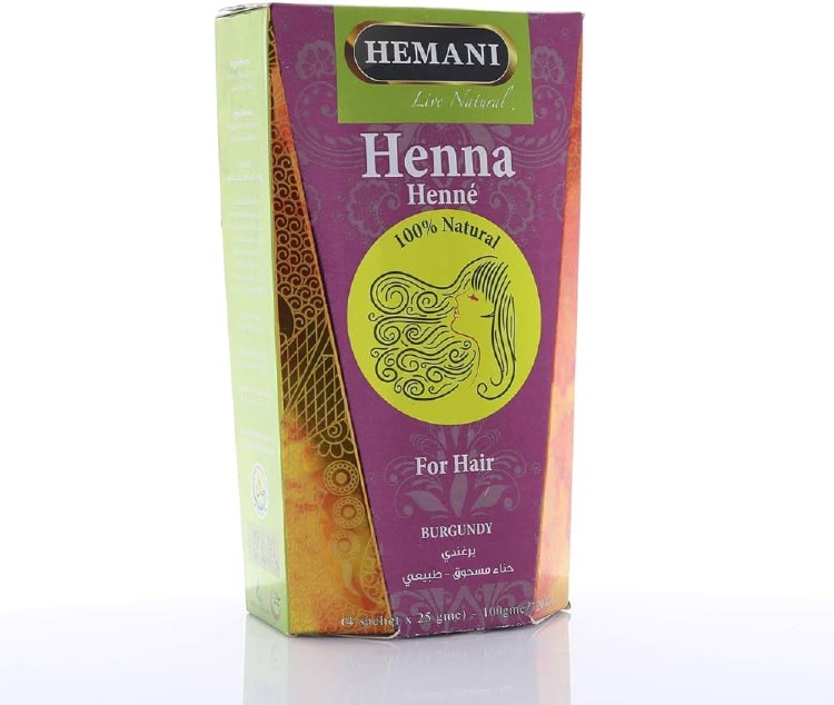 Hemani Henna For Hair Burgundy 100 G