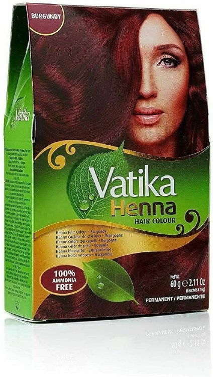 Vatika Burgundy Henna Hair Colour 60 G