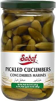 Sadaf Pickled Cucumbers With Dill 24 Oz