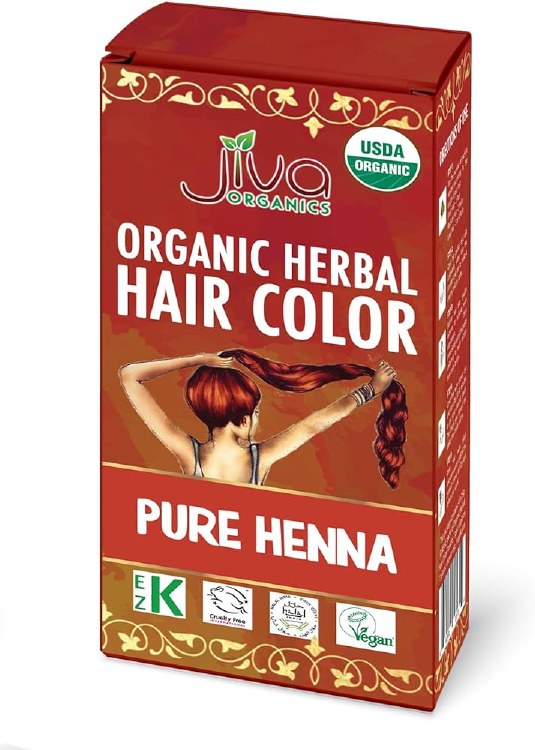Jiva Organics Pure Henna Herbal Hair Color 100 G