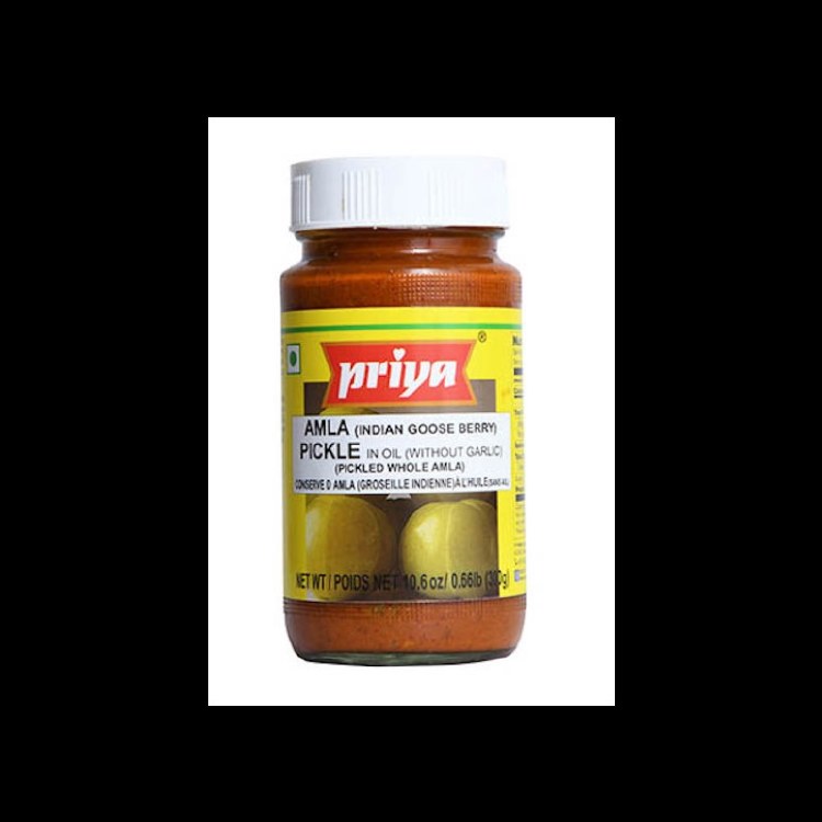 Priya Amla Pickle In Oil Without Garlic 300 G