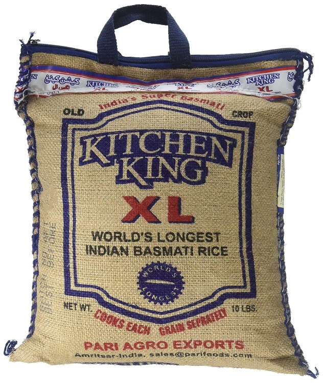 Kitchen King XL Basmati Rice 10 Lbs