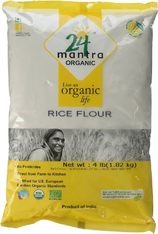 24 Mantra Organic Rice Flour 4 Lbs