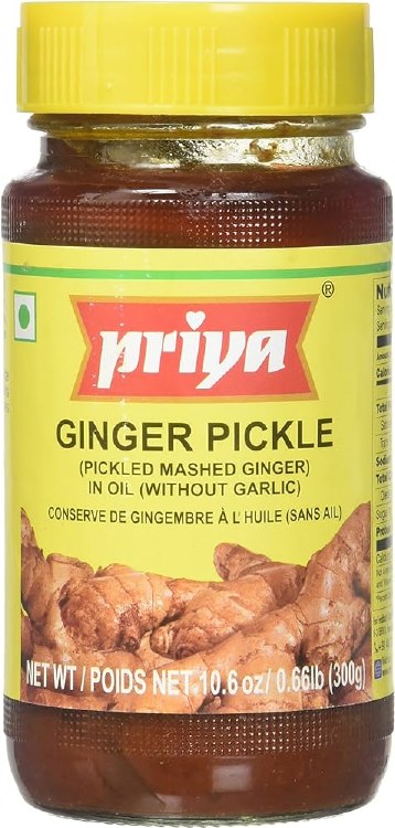 Priya Ginger Pickle Without Garlic 300 G