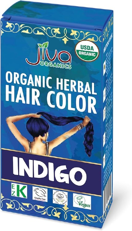 Jiva Organics Indigo Herbal Hair Color 100 G