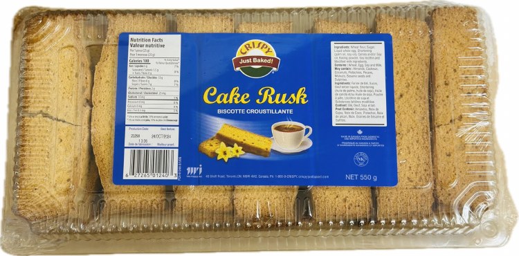 Crispy Cake Rusk 550 G
