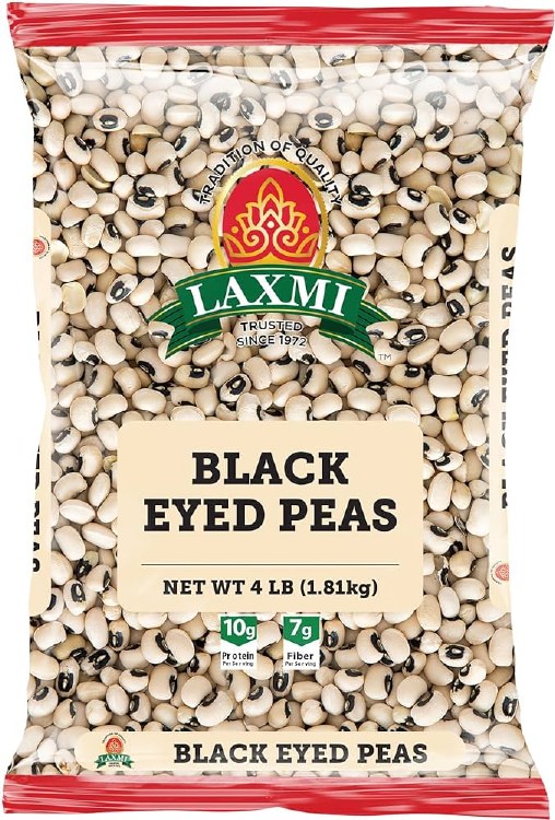 Laxmi Blacked Eye Peas 4 Lbs