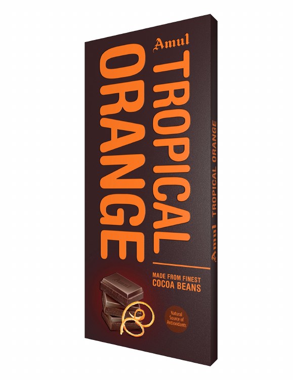 Amul Tropical Orange Dark Chocolate 150 G