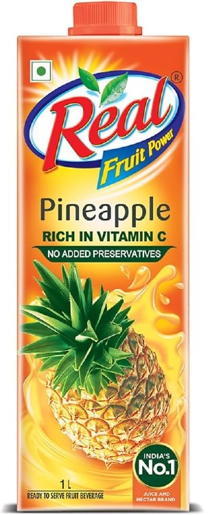 Dabur Real Pineapple Juice 1 LTR