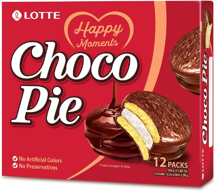 Happy Moments Lotte Choco Pie 12Pcs 336 G