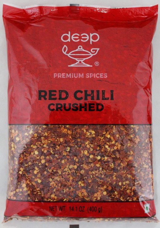 Deep Red Chilli Crushed 400G