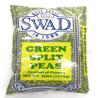 Swad Green Split Peas 4 Lbs
