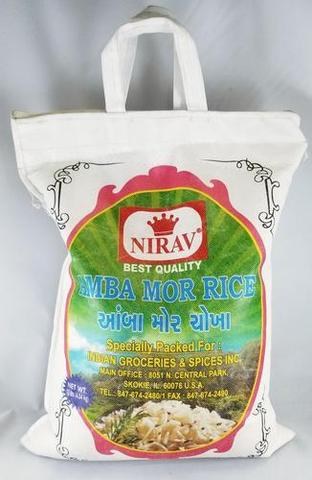 Nirav Amba Mor Rice 10 Lbs