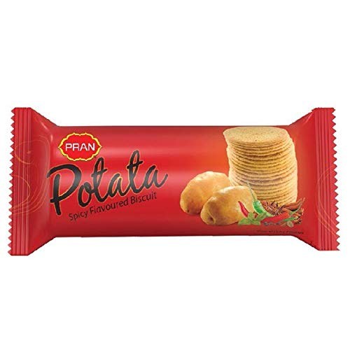 Pran Potato Spicy Biscuits 100 G