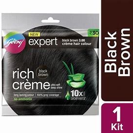 Godrej New Expert Rich Creme Black Brown 20 ML + 20 G