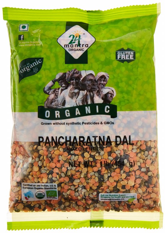 24 Mantra Organic Pancharatan Dal 1 Lb