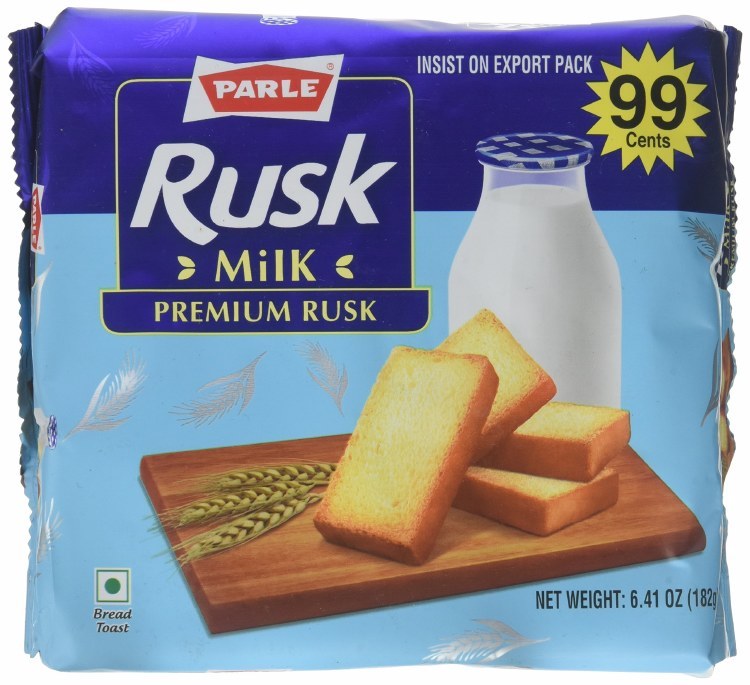 Parle Milk Rusk 182 Gm