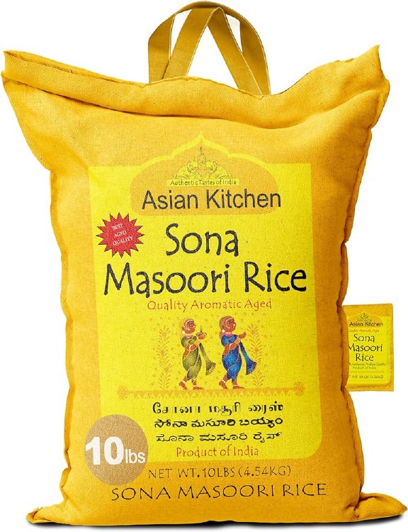 Asian Kitchen Sona Masoori Rice 10 lb