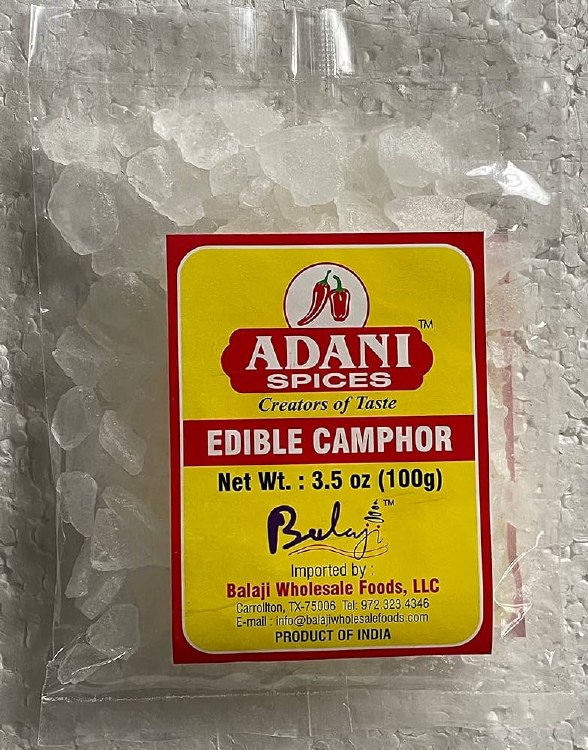 Adani Spices Edible Camphor 100 G