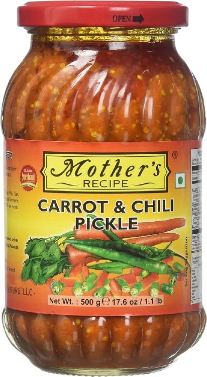 Mother'S Carrot & Chilli Pickle 500 G