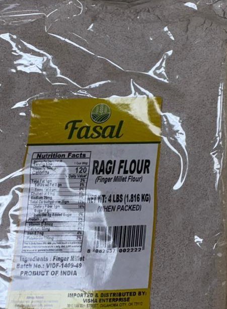 Fasal Ragi Flour 4 Lbs