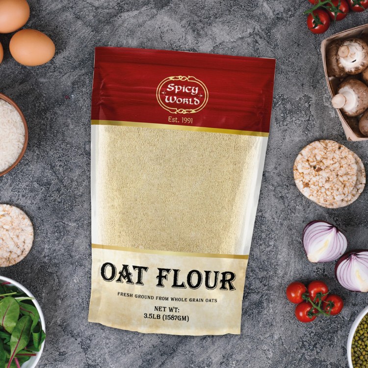 Spicy World Oat Flour 4 Lbs