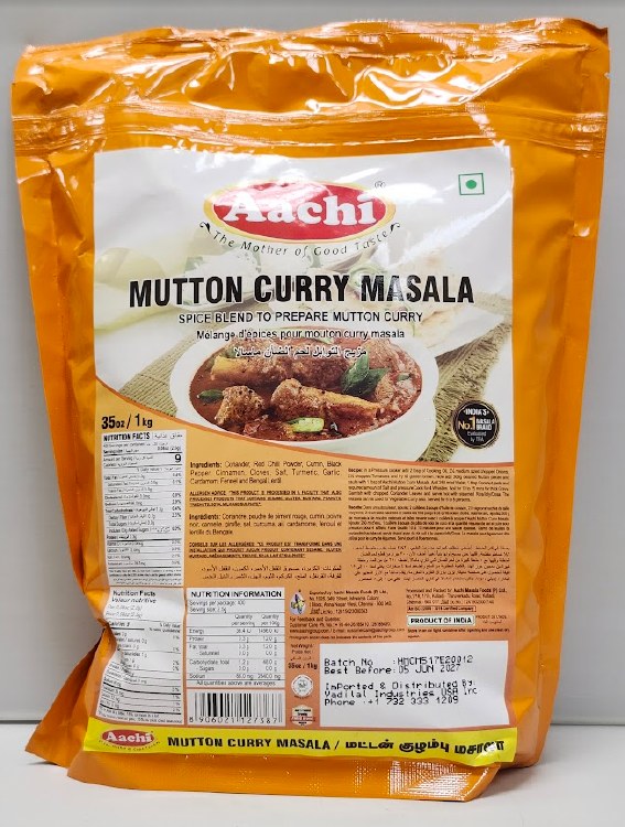 Aarchi Muttoncury.Massa.1 Kg.