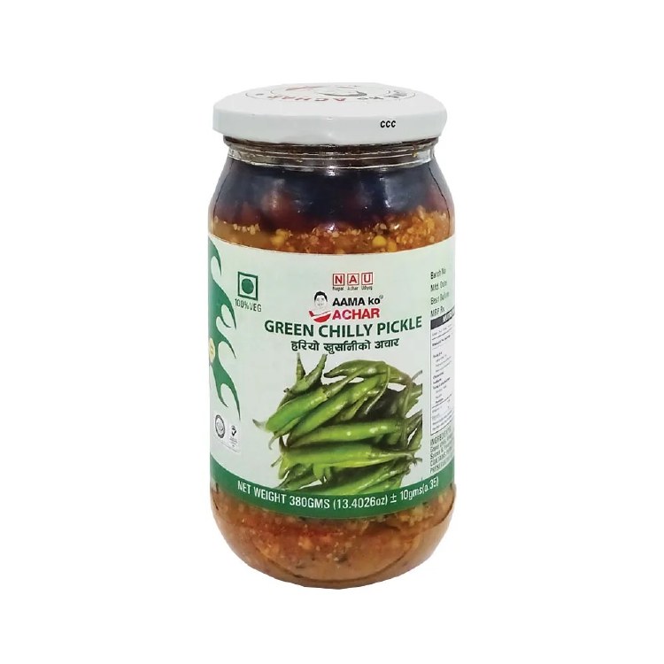 Aama Ka Achar Green Chilli Pickle 400 G