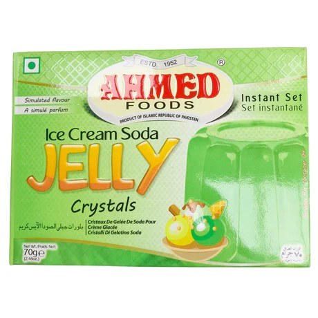 Ahmed Ice Cream Soda Jelly Crystals 70 G